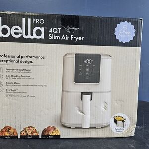 Bella Pro 4QT Slim Air Fryer - White